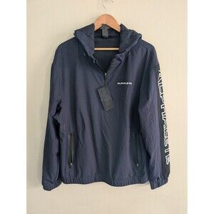 Alphalete Navy Pullover Jacket Size M NWT